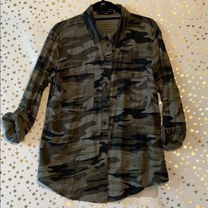 Sanctuary • Camo • Button Up • Blouse